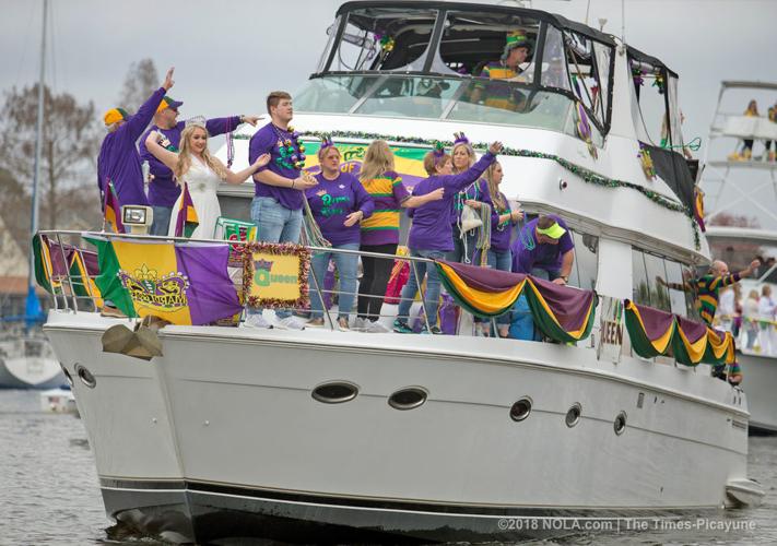 See photos from the Krewe of Bilge's annual Mardi Gras boat parade