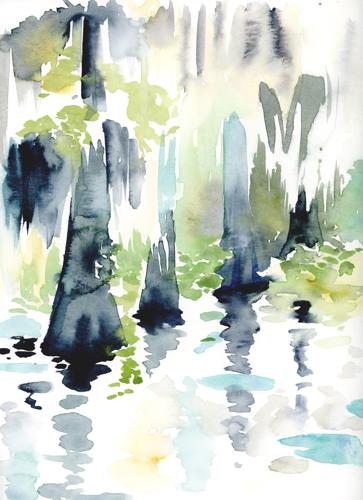 Netty Raff Shades of green: Art and crafts have an eco-friendly theme at Boogaloo ...