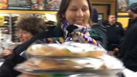 The first of the first, Erin Eagan snags 5 king cakes on openin