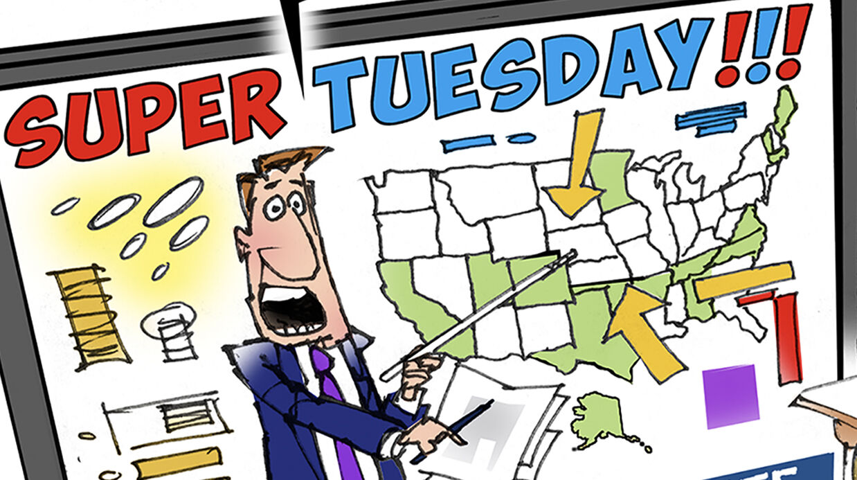 Super Tuesday 2024 Cartoon | Walt Handelsman | Nola.com