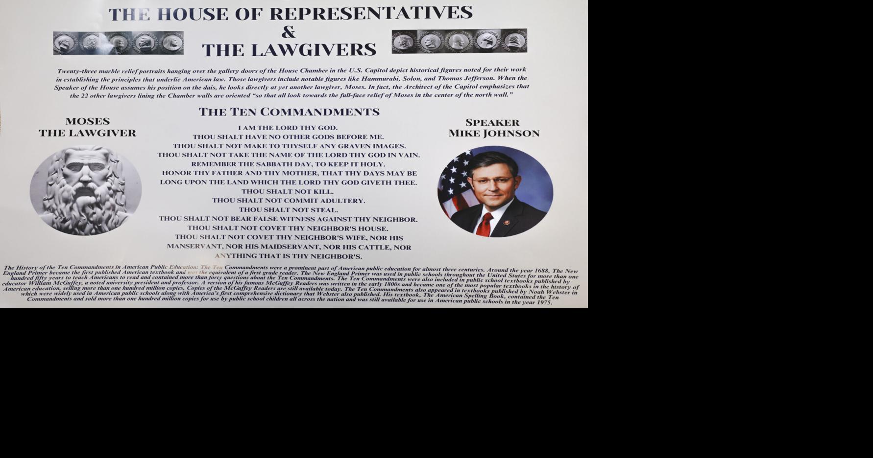 New Orleans teacher asks U.S. Supreme Court to rule on Ten Commandments