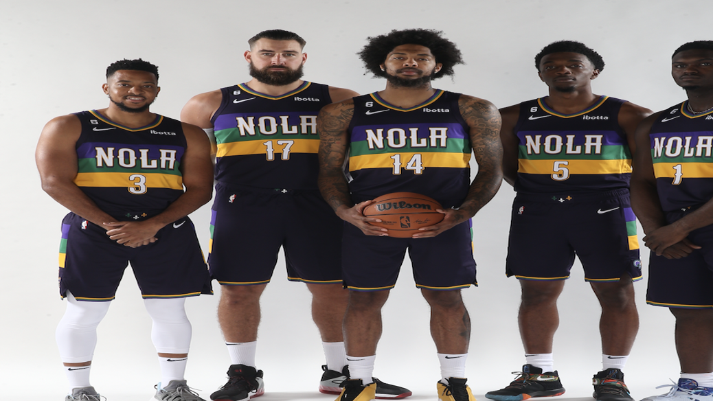 Pelicans unveil Mardi Gras uniforms