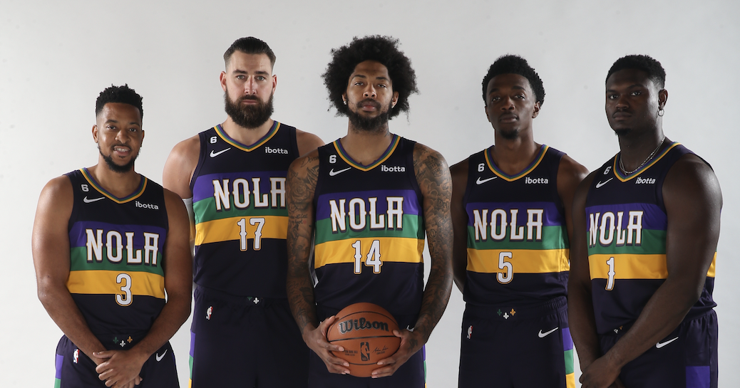 Pelicans Mardi Gras uniforms are deep purple this year Pelicans