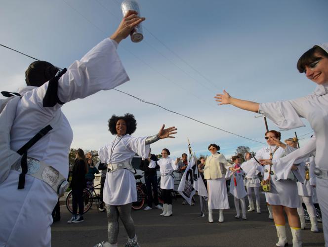 Photos Krewe of Chewbacchus sends off Princess Leia, Carrie Fisher, in