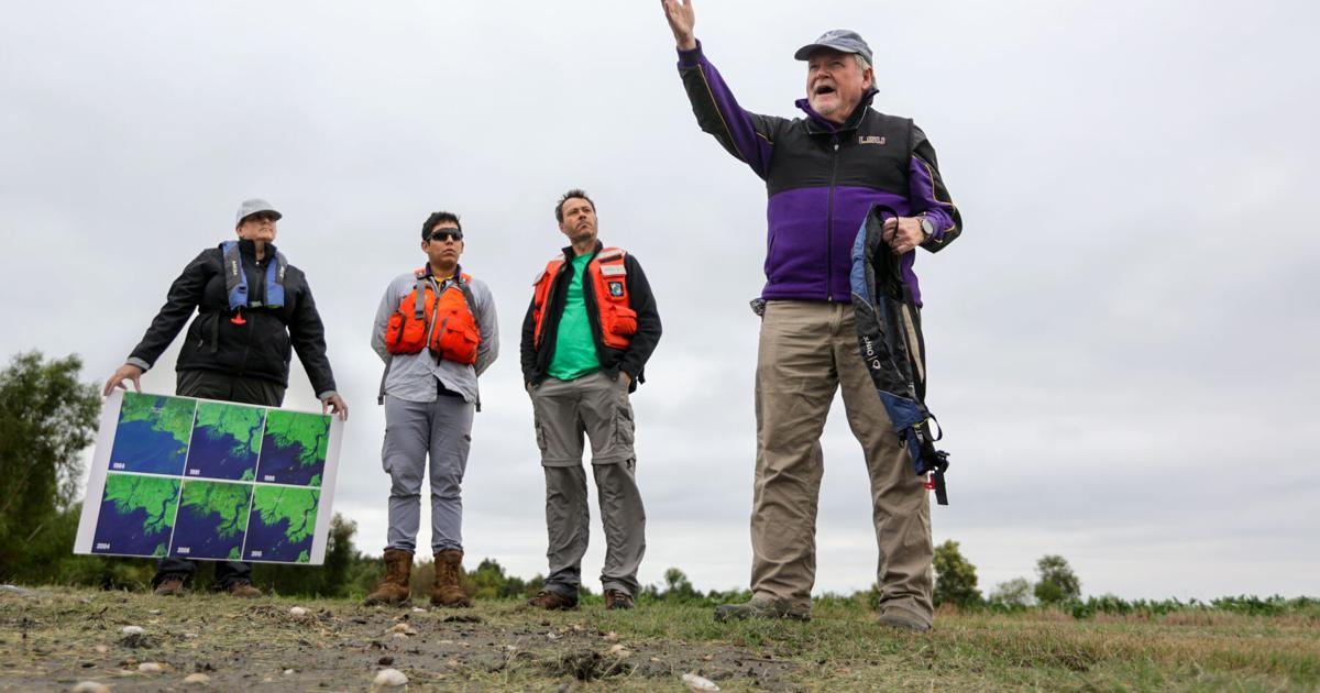 Louisiana’s coast is vanishing — except for this new delta getting worldwide attention
