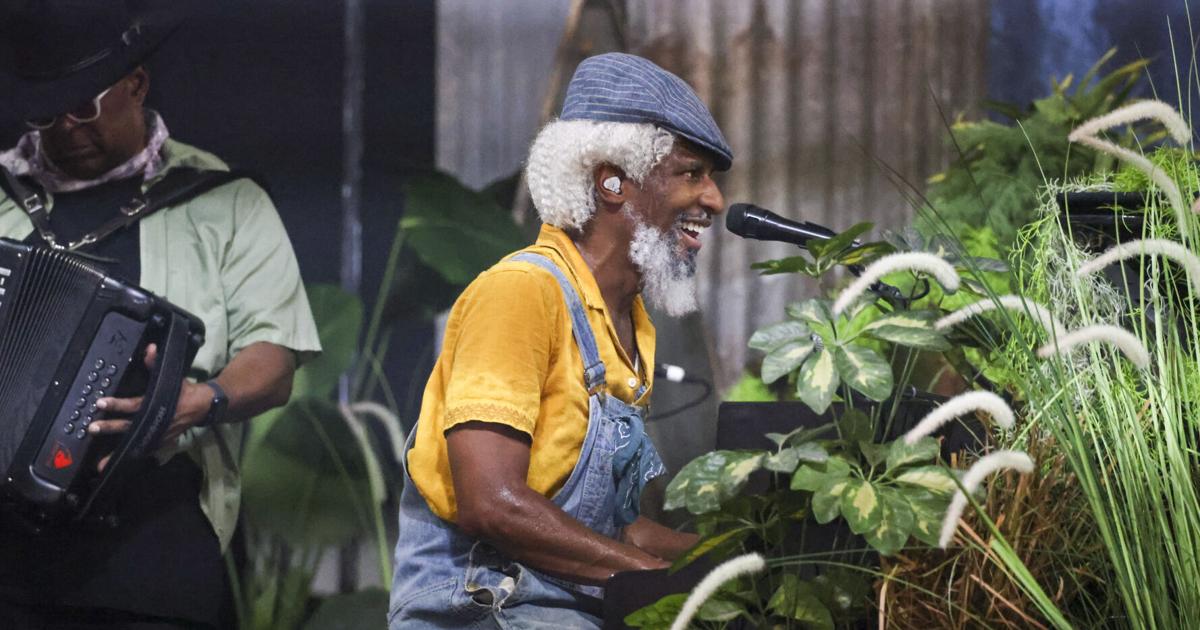 Sunday at Jazz Fest 2026: Jon Batiste stages 'Swamp'; St. Vincent and Boyfriend hit Gentilly Stage
