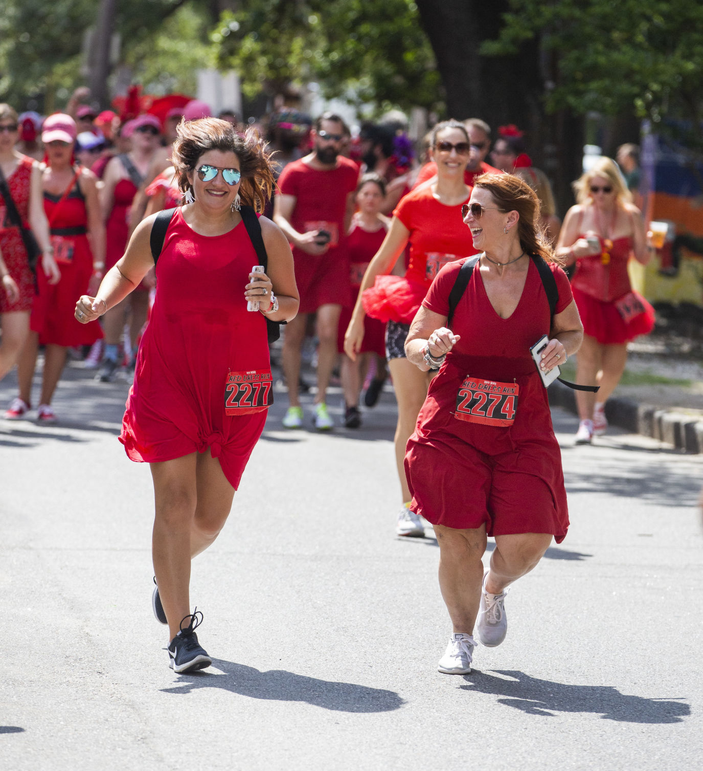 red dress run outfits