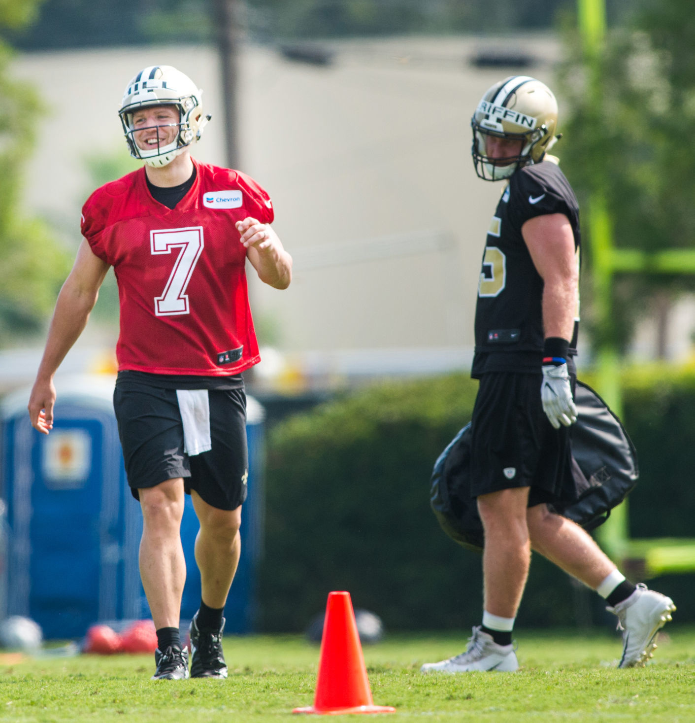 Taysom Hill Delivers Big -- But Unintentional -- Blow At Saints Camp ...