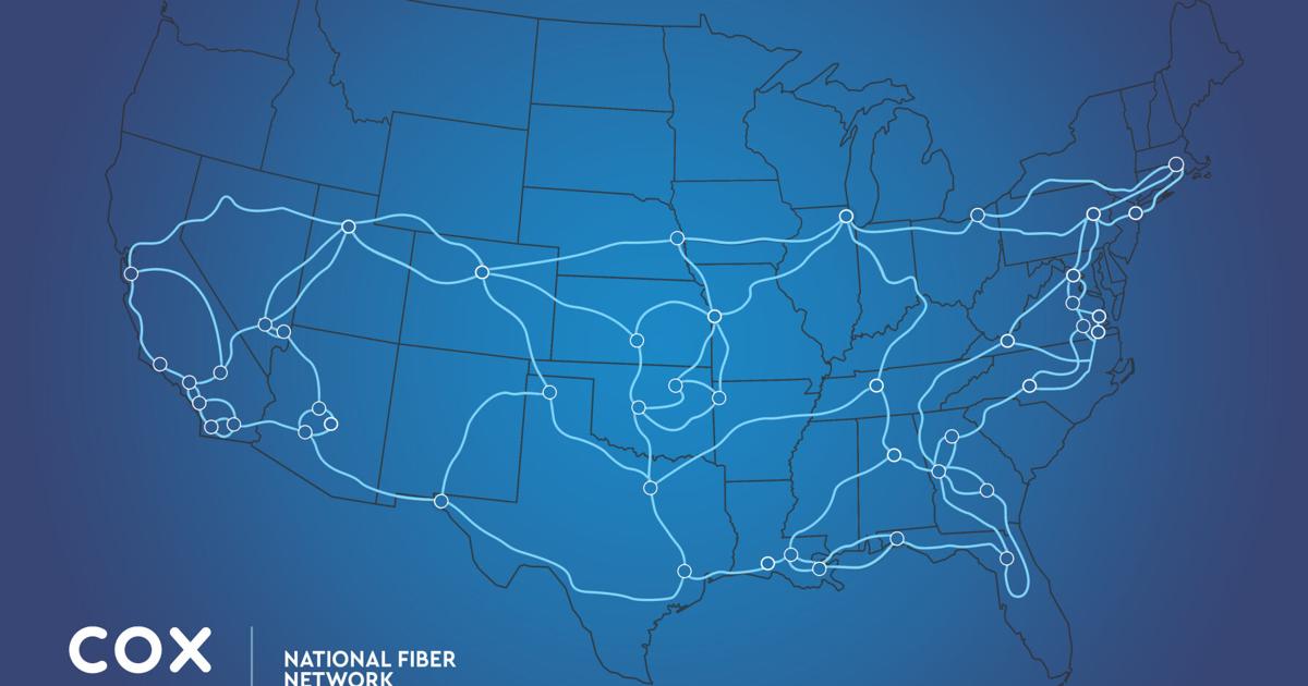 (Sponsored content) Cox Fiber Backbone Network Map 10072020 VERSION B ...
