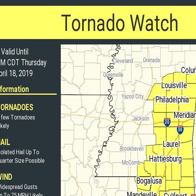 The New Orleans Area Is Now Under A Tornado Watch News Nola Com