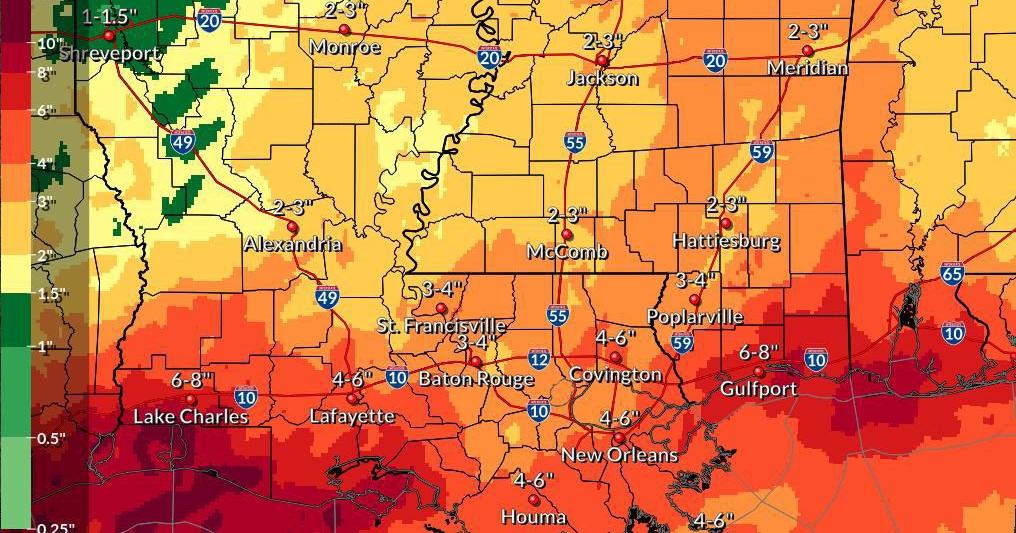 Chance of flash flooding in south Louisiana increases: flood watch ...