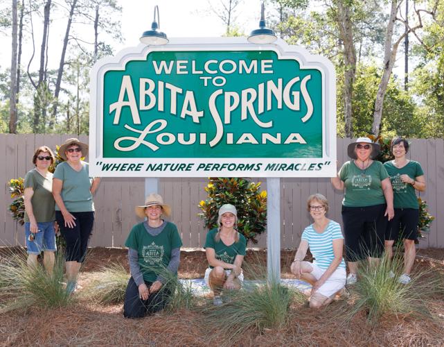 Welcome to Abita Springs sign