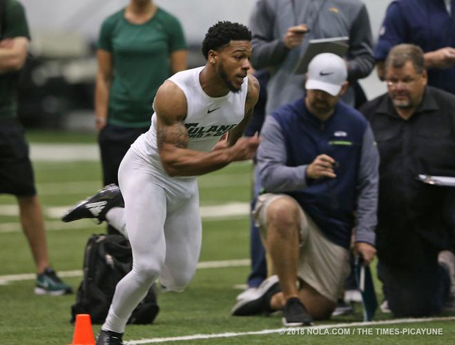 Parry Nickerson, Ade Aruna draw big NFL crowd to Tulane's pro day
