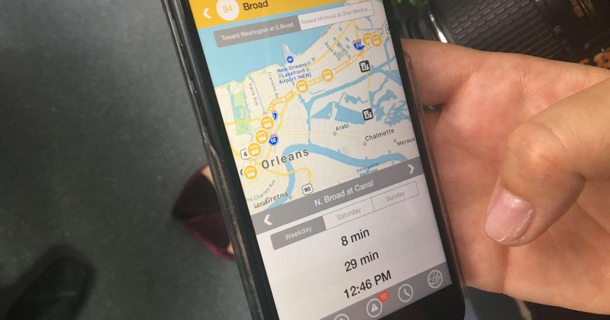 Real Time Gateway Rta New Orleans RTA unveils real-time bus and streetcar tracking app ...