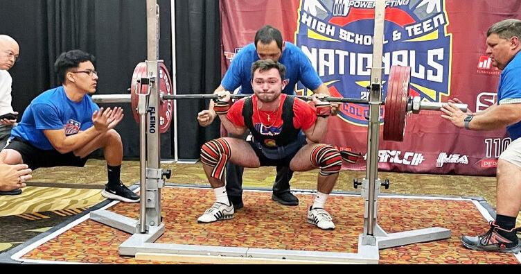 Peterson breaks school record at powerlifting competition