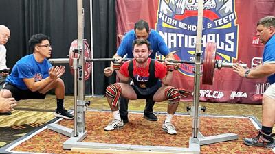 Calverton teen sets records in national powerlifting competition
