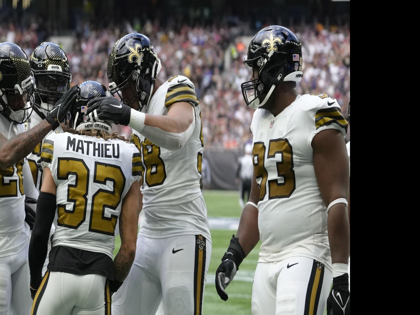 New Orleans Saints uniforms ranked sixth-best among the entire NFL