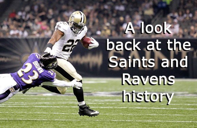 A look back at the New Orleans Saints and Baltimore Ravens series on  #ThrowbackThursday, Saints