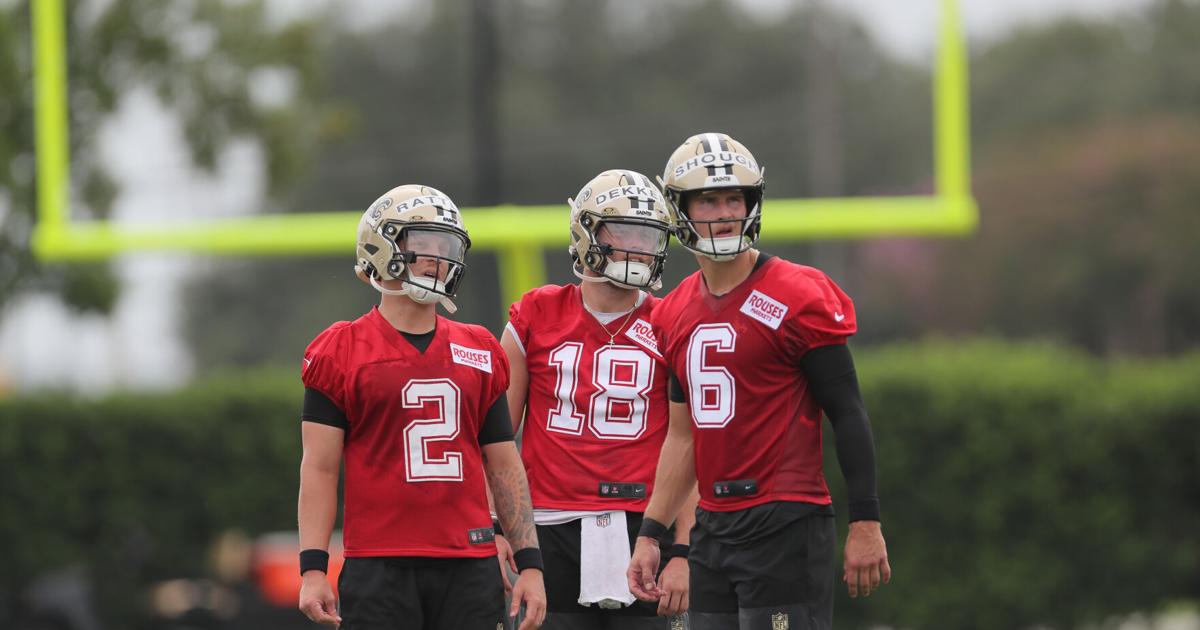 Saints quarterbacks running into early speed bumps at camp | Saints |  nola.com