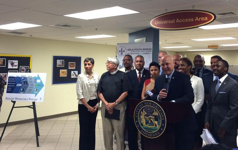 New Orleans Mayor Mitch Landrieu pushes workforce reentry for returning