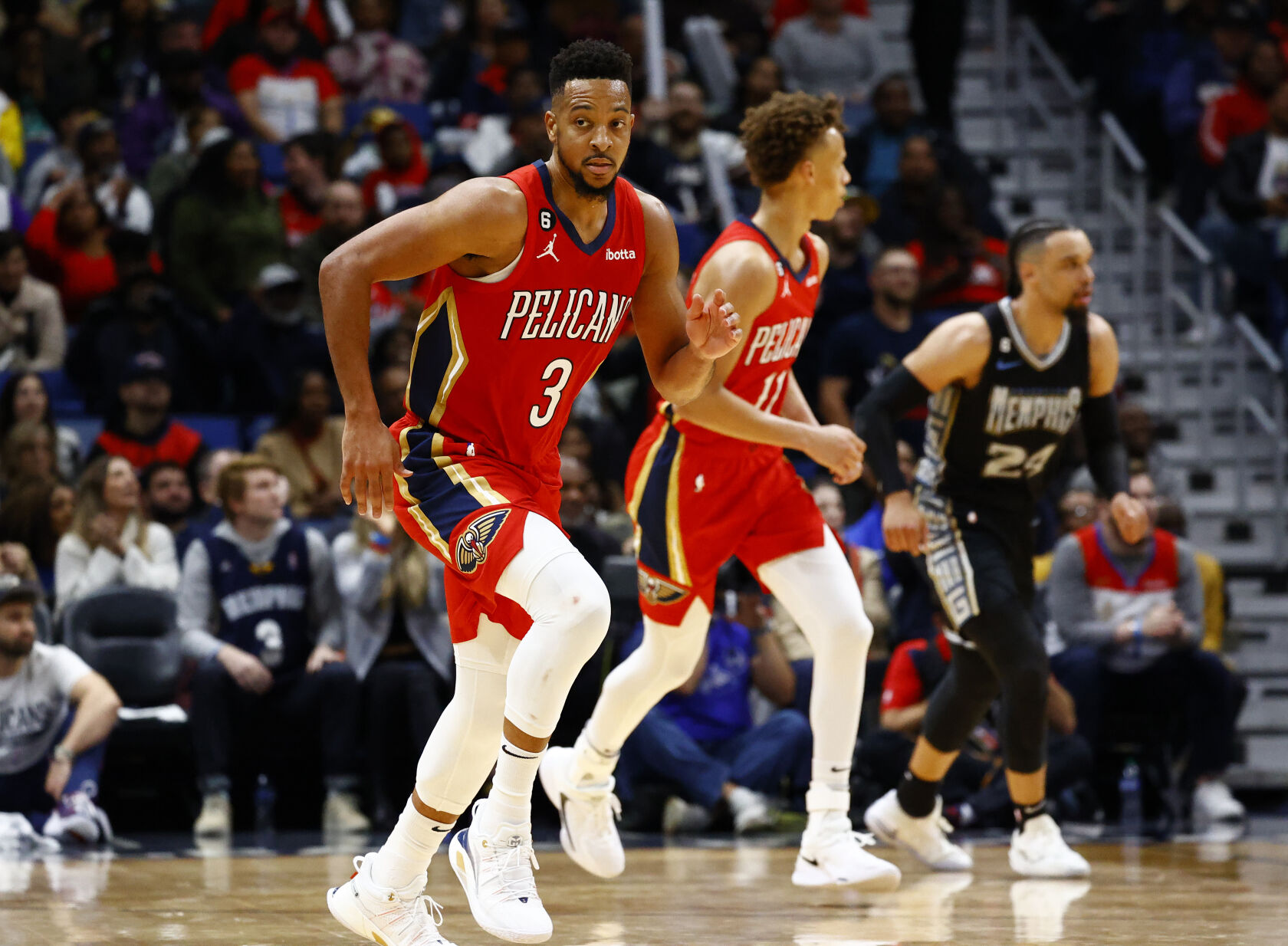 CJ McCollum Scores 30 Points In Pelicans' Win Over Grizzlies | Pelicans ...