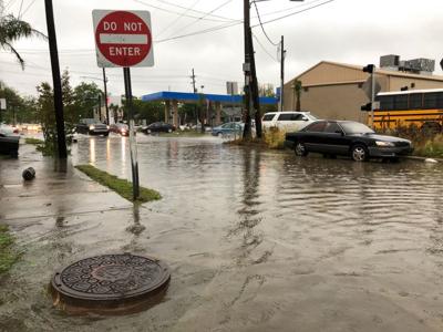 nola orleans street floodwaters robertson occurred flooding rains poland throughout avenue heavy north area during april neutral parking ground