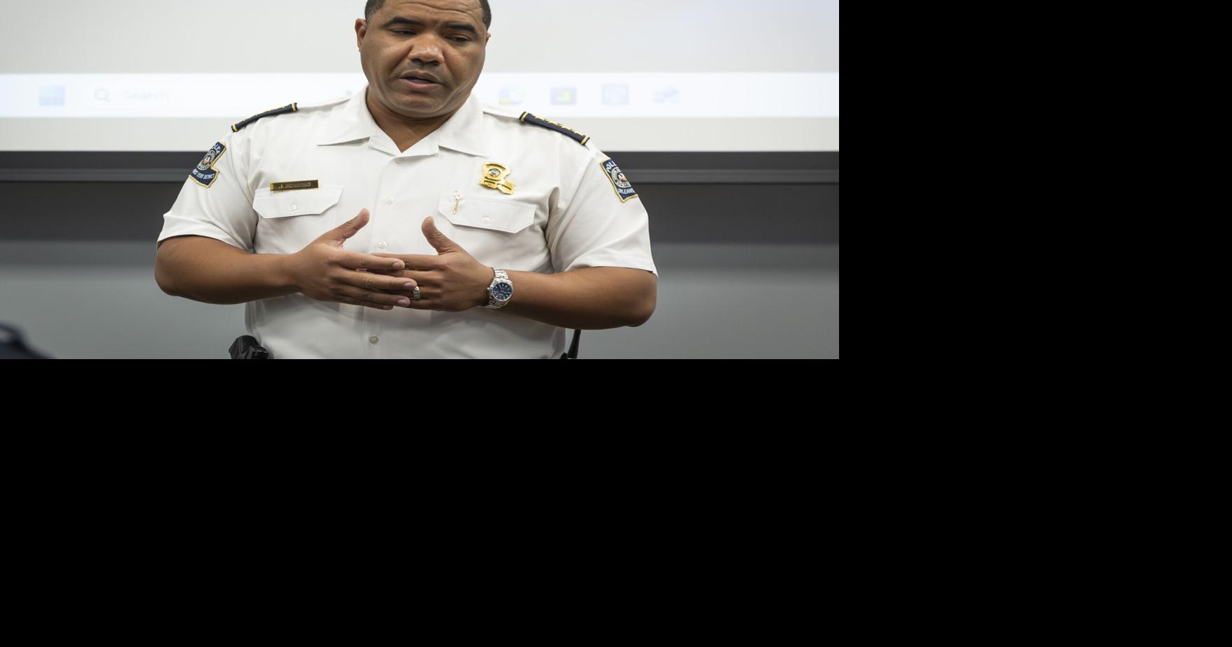 New Orleans levee board reduces police chief's salary after outcry over contract