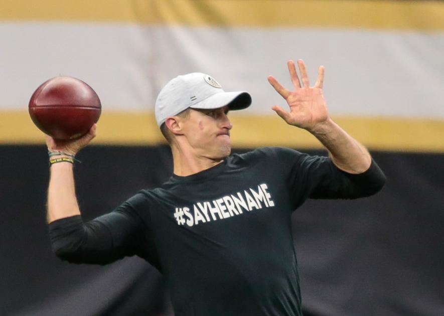 Photos: Drew Brees and the Saints host the Tom Brady and ...