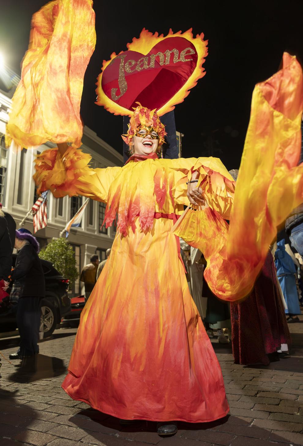 Joan of Arc Mardi Gras 2024 parade packs French Quarter Mardi Gras