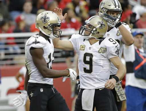 New Orleans Saints running back Mark Ingram (28) runs the ball during the  NFL football pre-season game between the San Francisco 49ers and the New  Orleans Saints in New Orleans, Louisiana. The