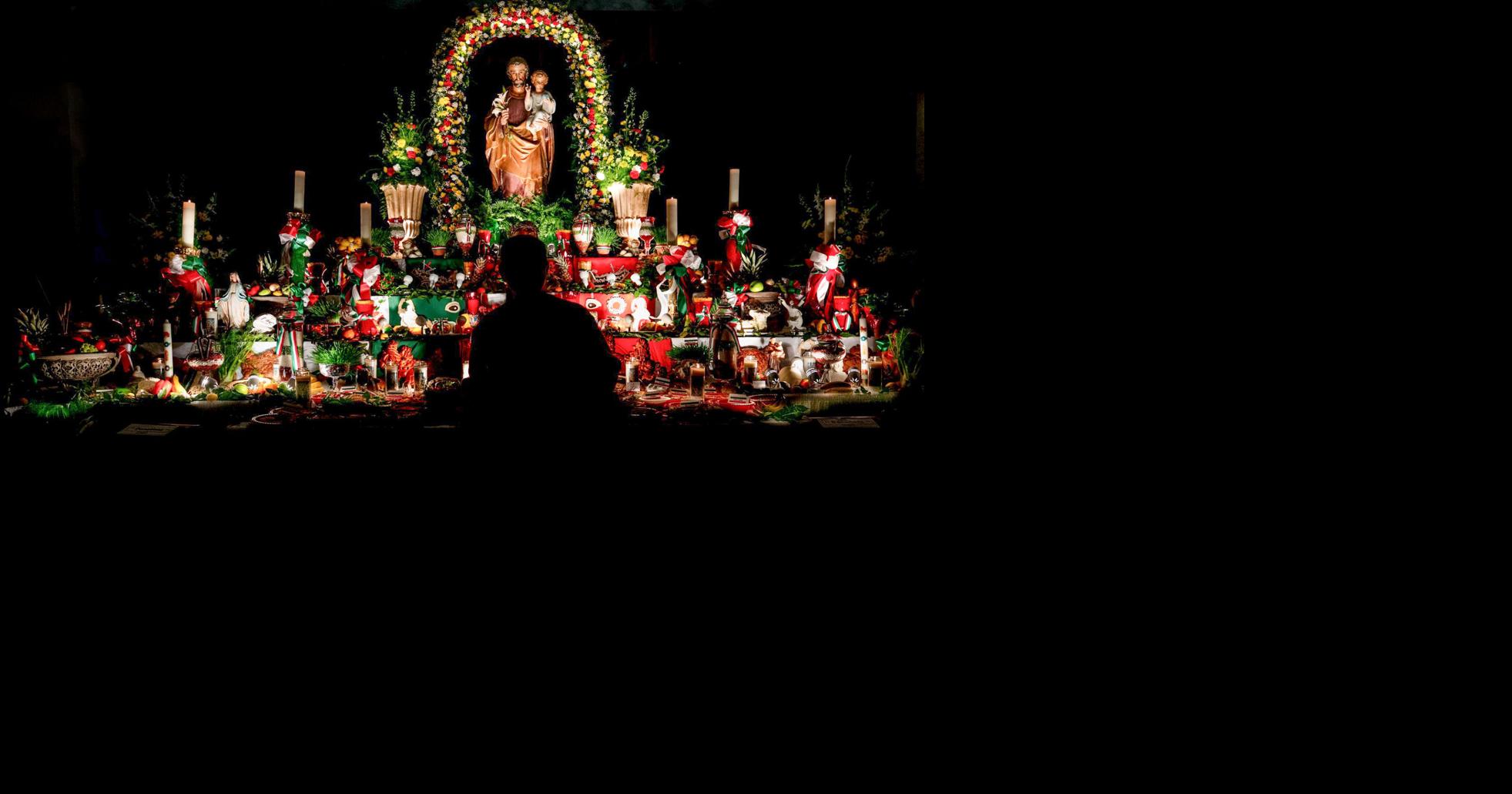 Before altars, another St. Joseph custom was very different ...