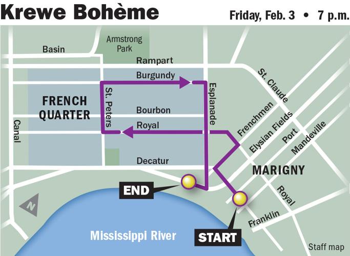 Mardi Gras 2023 in New Orleans Parade schedule and maps Mardi Gras