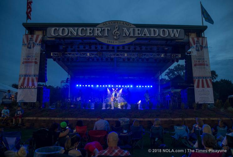 Celebrating the red, white and blue at the Uncle Sam Jam in Metairie