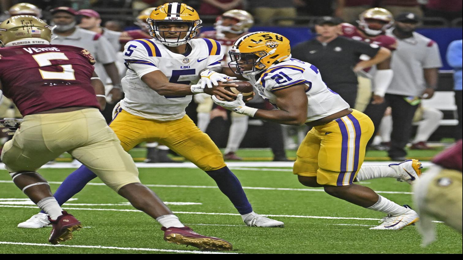 LSU vs. Florida State: TV, radio, latest line in 2023 opener, LSU