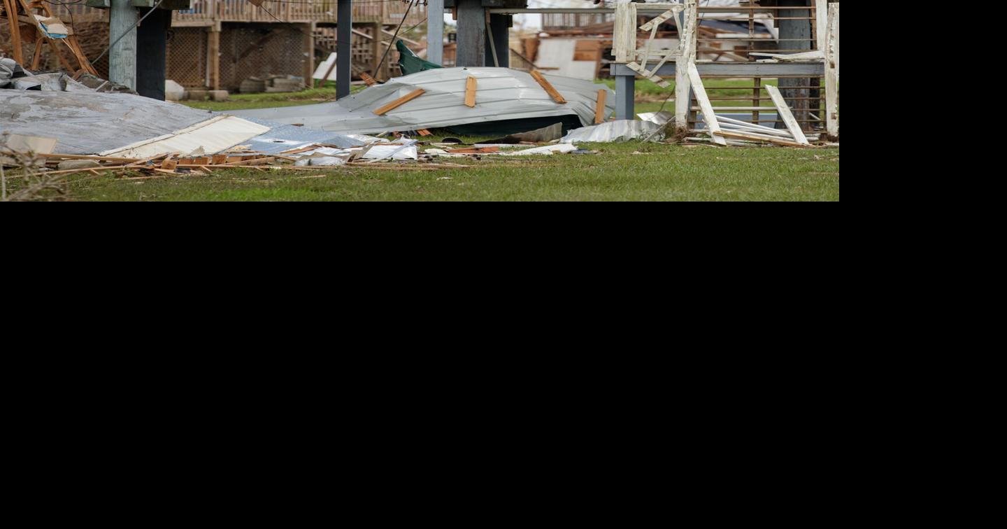 Photos Hurricane Ida destruction in PointeauxChênes Photos