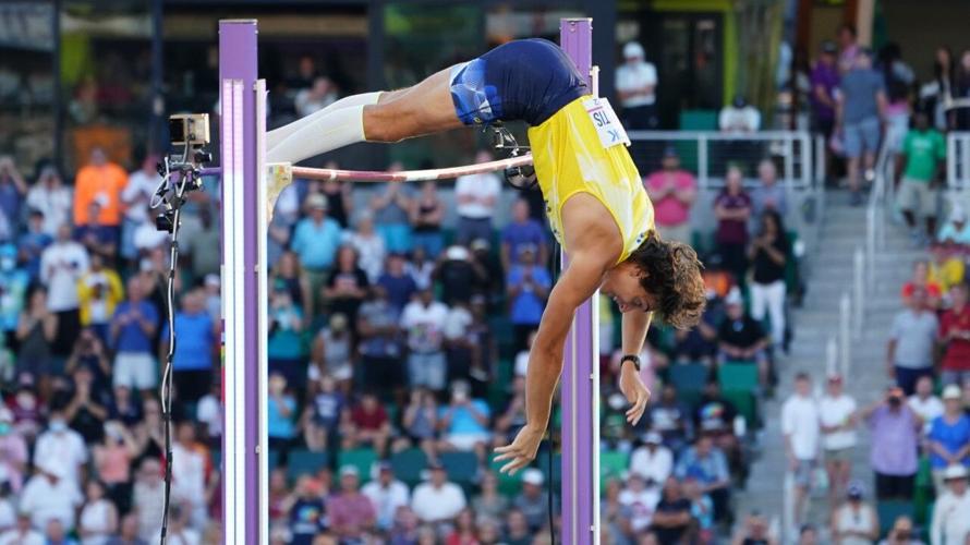 Mondo Duplantis' worldrecord clearance of 20 feet, 4½ inches in pole