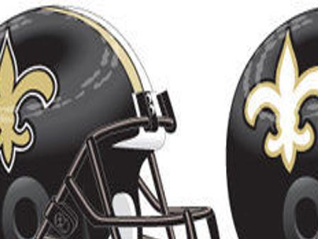 new saints helmet black