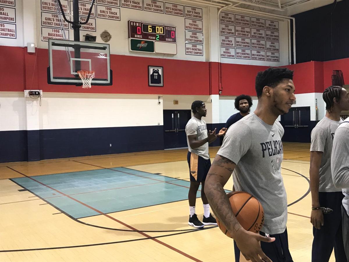 Headed Back To School Pelicans Hold Practice At John Ehret