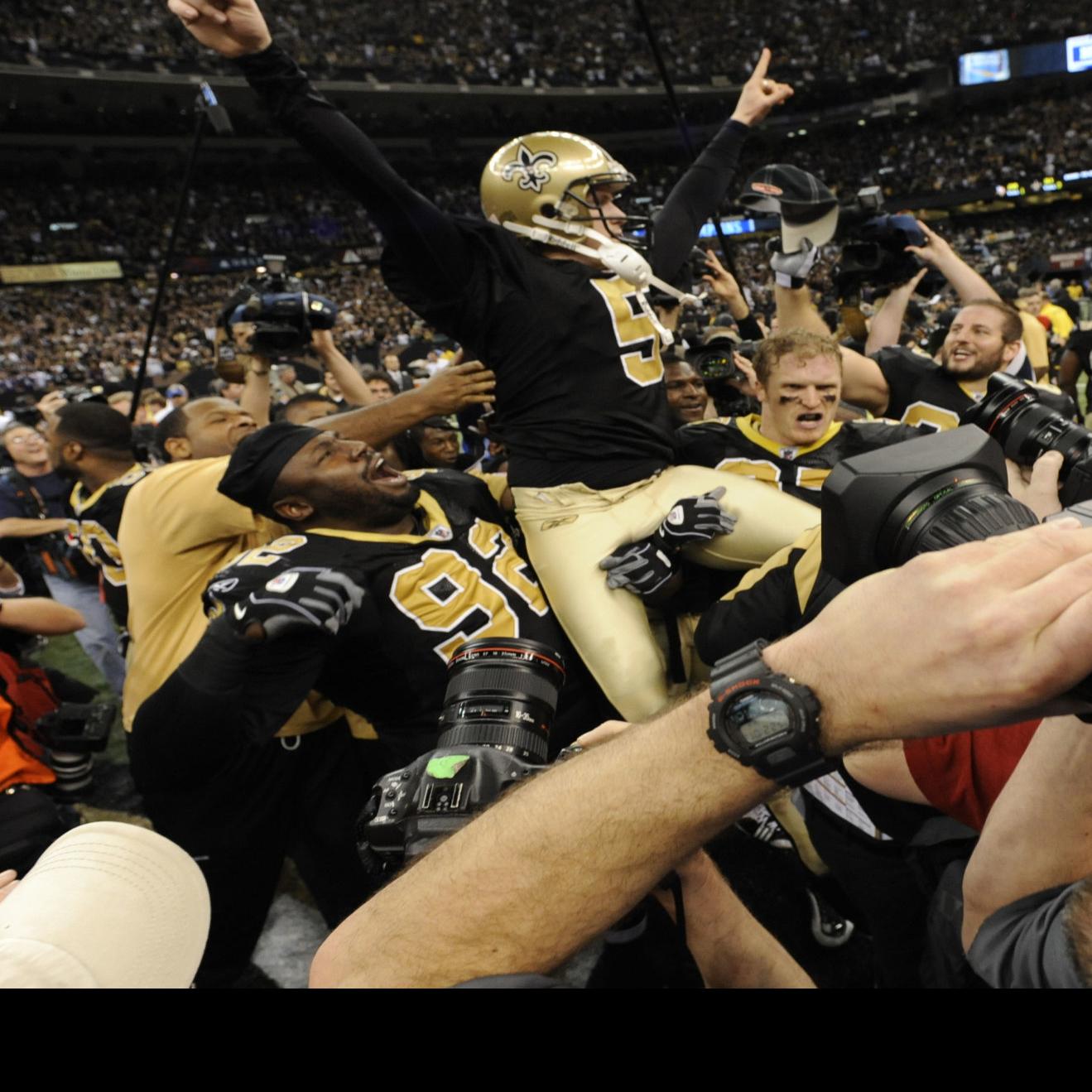 Garrett Hartley kicked the Saints to the Super Bowl 13 years ago today, New  Orleans Saints, Super Bowl