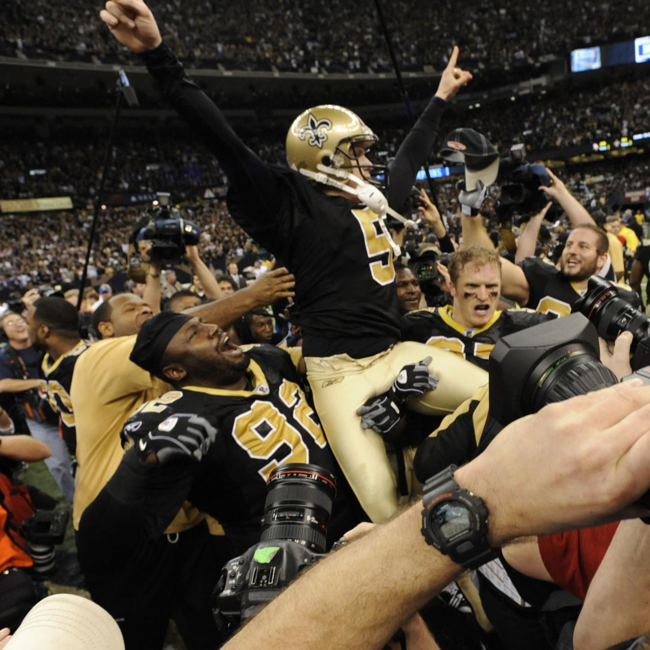 For Garrett Hartley A Fall Came After His Saints Heroics But He