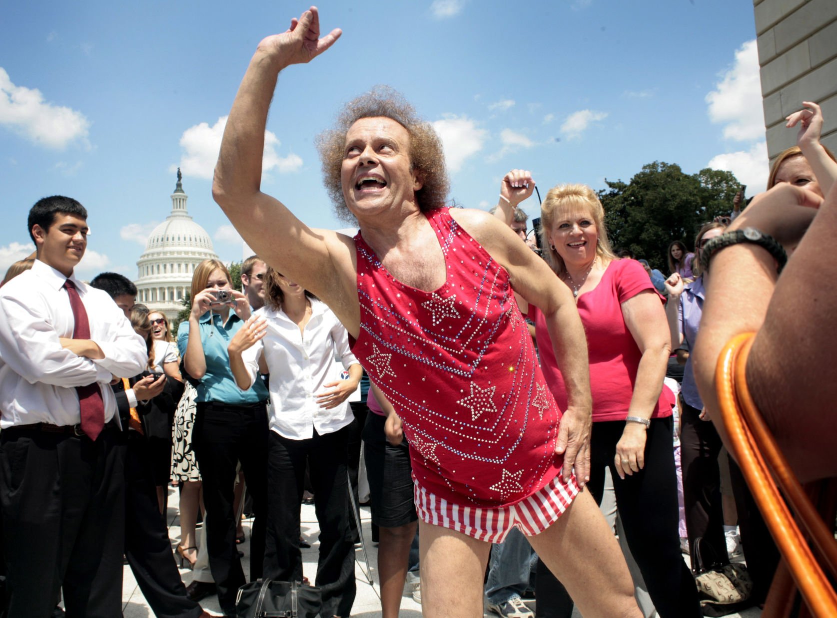 Richard simmons fruit deals of the loom commercial