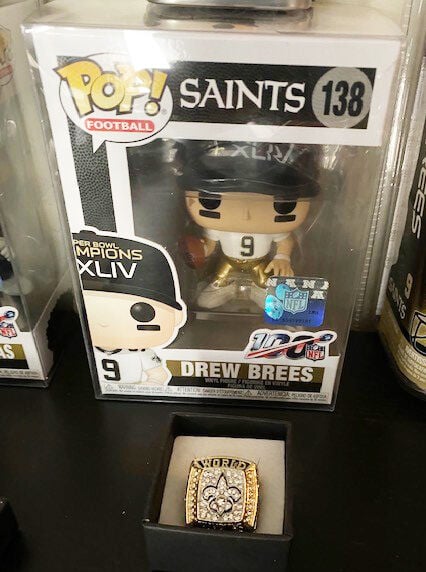 Funko, Toys, New Drew Brees 1 New Orleans Saints Football Funko Pop Black  Jersey Rare