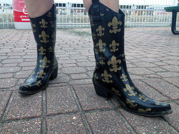 Official New Orleans Saints Boots, Saints Rain Boots, Cowboy Boots