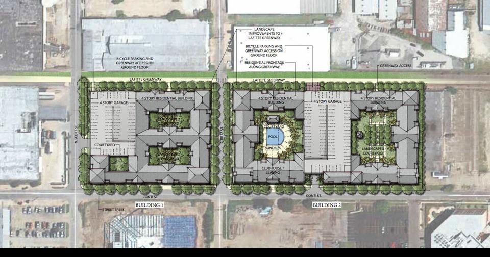 MidCity apartment complex on Lafitte Greenway opens its first units in