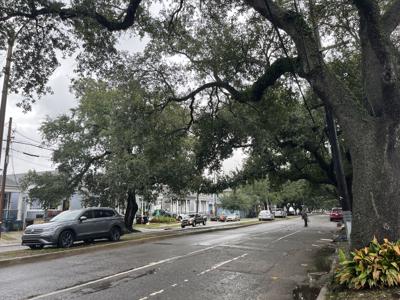 New Orleans street flooding