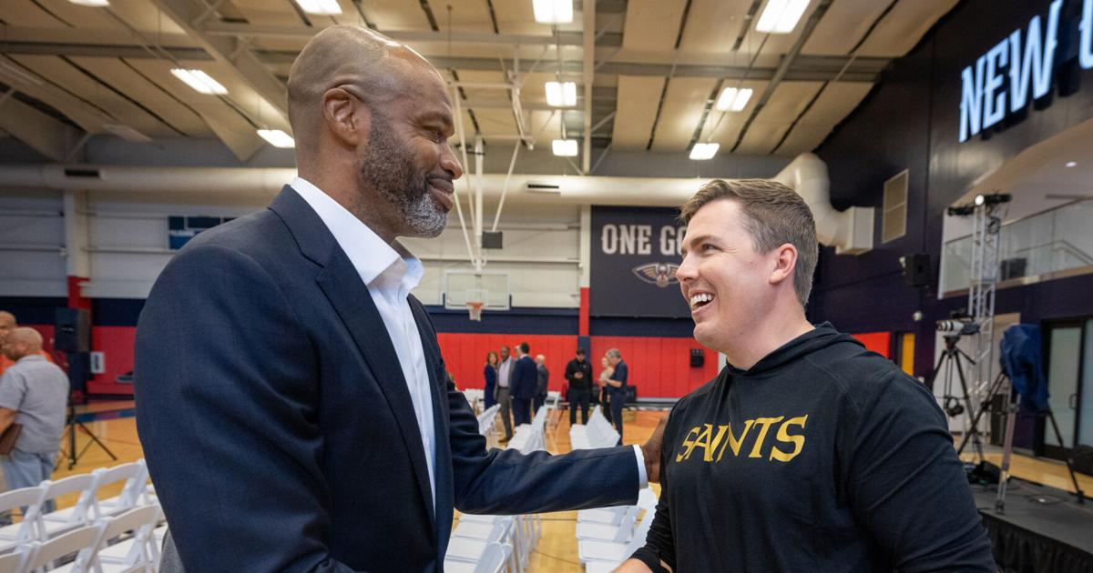 Photos: Jamahl Mosley introduced as new Pelicans head coach