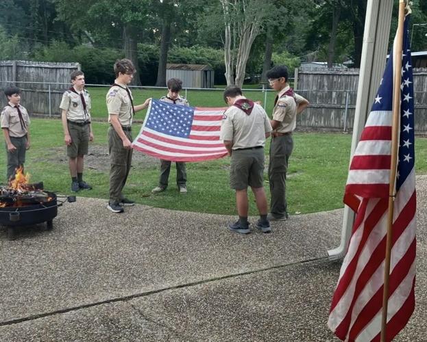 Baton Rouge Boy Scouts hold flag retirement ceremony | Entertainment ...