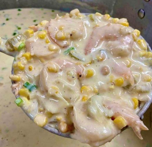 Chef Kevin Belton makes,shrimp and corn bisque, cheesy bread Where