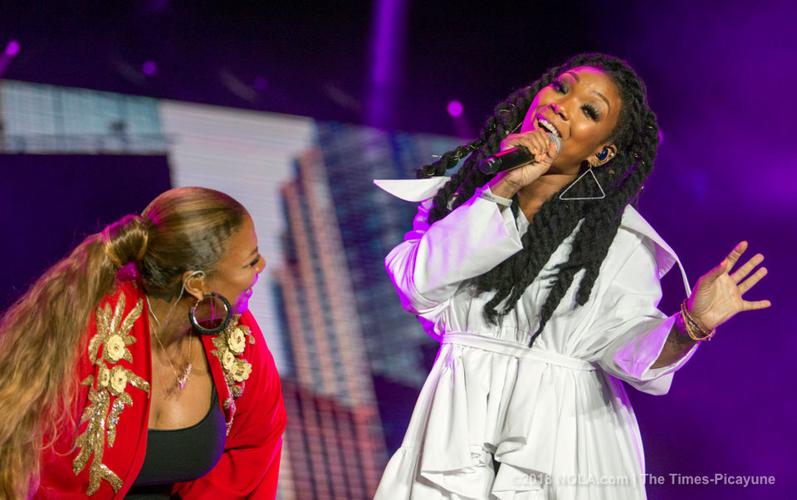 Queen Latifah's team of pioneering female rappers rule Essence Fest