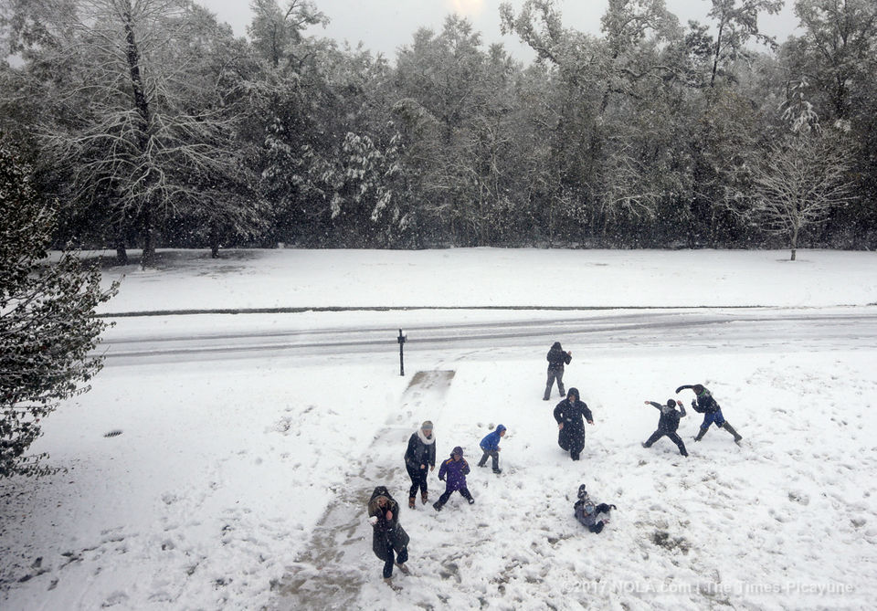 Snow in Louisiana Live updates, photos and school closures Weather
